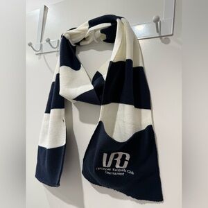 VRC Unisex Black and White Scarf